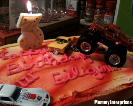 Walmart Bakery Birthday Cakes on Wordless Wednesday     Monster Jam Cake
