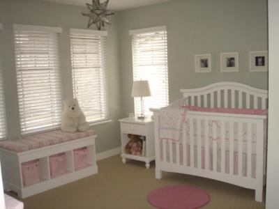 Baby Room Ideas on Puppy Baby Nursery Theme With Stripes And Polka Dots 21358534