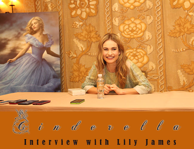 Exclusive Interview With Lily James (Cinderella) #CinderellaEvent
