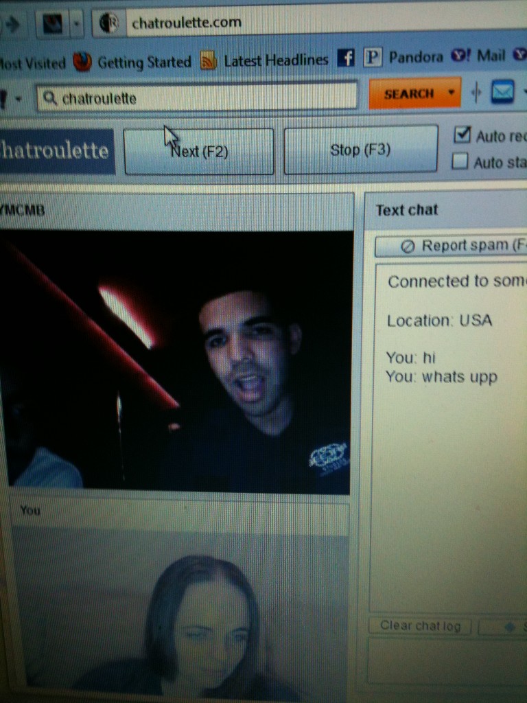 Drake on Chatrouette