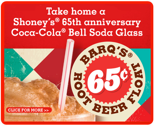 Shoney's 65th Anniversary and Coca-Cola Glass Giveaway ...