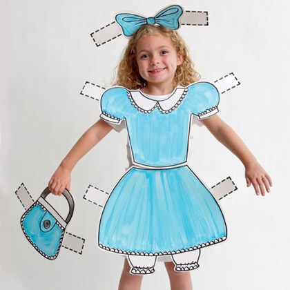 DIY Paper Doll Costume