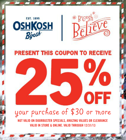 Osh Kosh Coupon