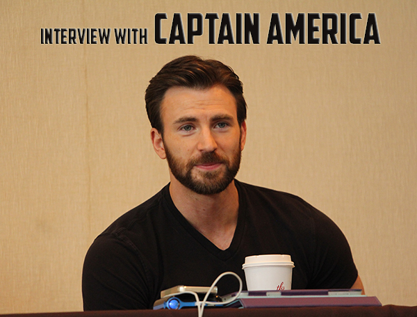 Interview with Chris Evans #captainamericaevent