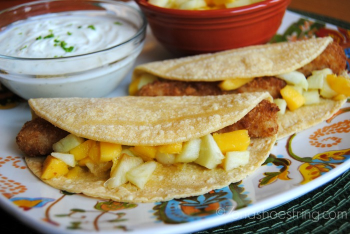 Fish Tacos with Mango Salsa