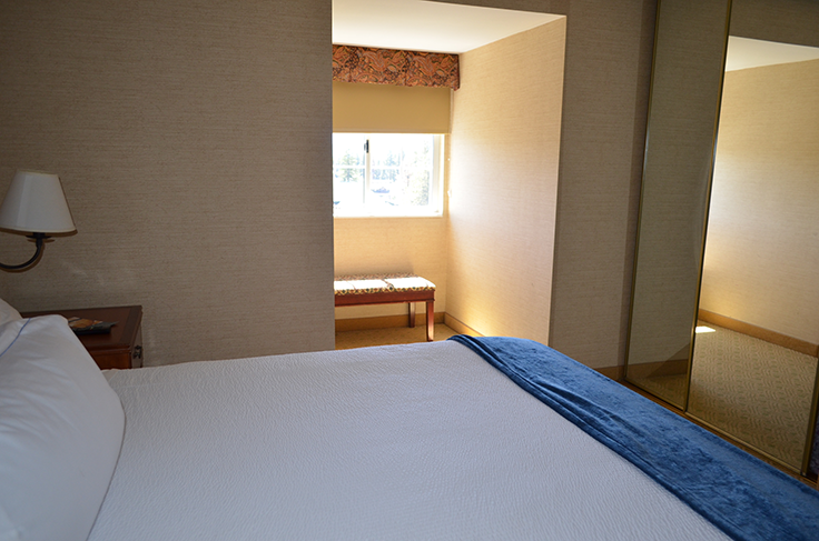 Bedroom in suite at Lake Tahoe Resort Hotel