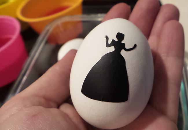 Cinderella Silhouette Egg