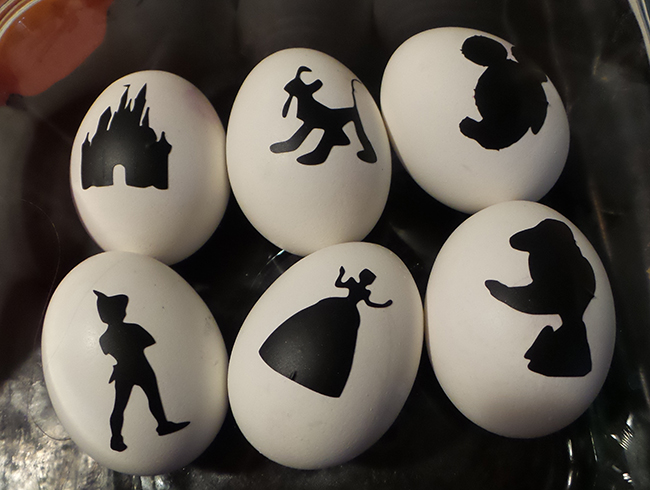 Disney Silhouette Easter Eggs