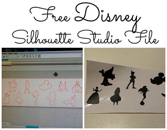 Free Disney Silhouette Studio Design File