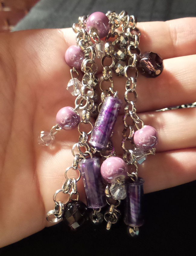 Vi Bella Orchid Necklace