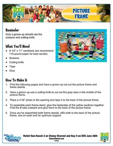 Teen Beach Movie Picture Frame