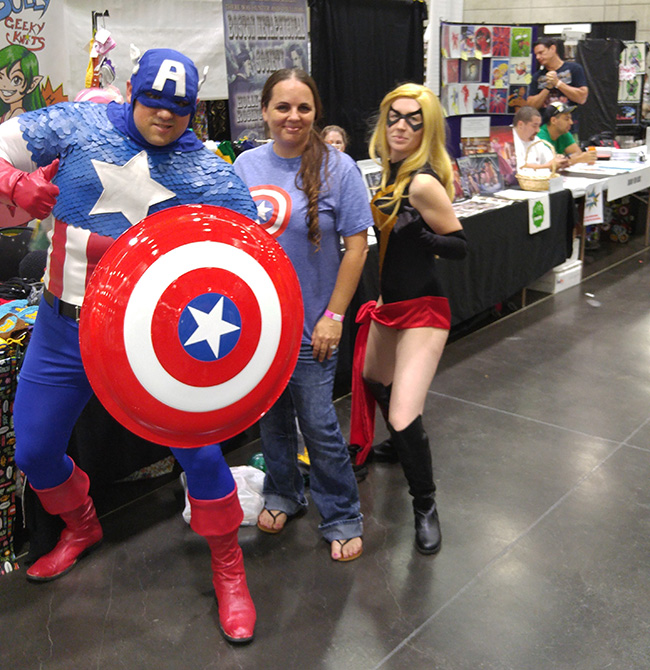 Captain America at Wizard World Comic Con Sacramento