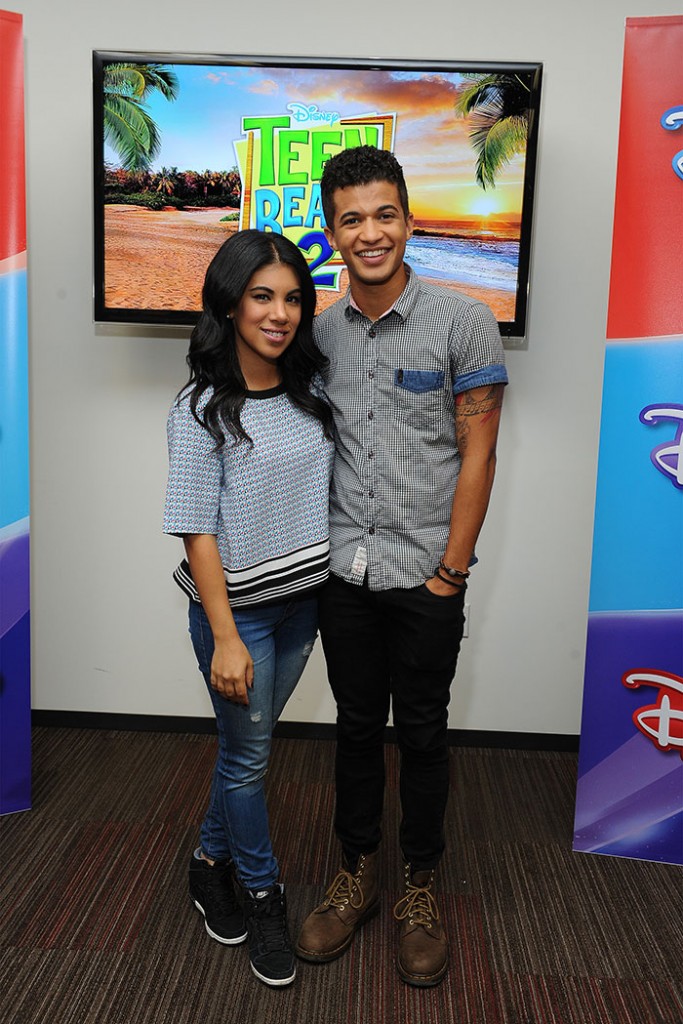 Chrissie Fit & Jordan Fisher from Teen Beach 2