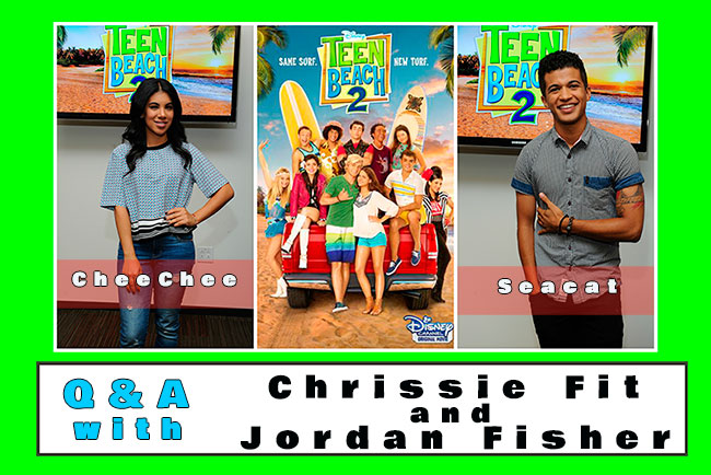 Interview with Chrissie Fit & Jordan Fisher from Teen Beach 2