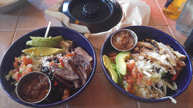Border Bowls at On The Border Mexican Grill & Cantina