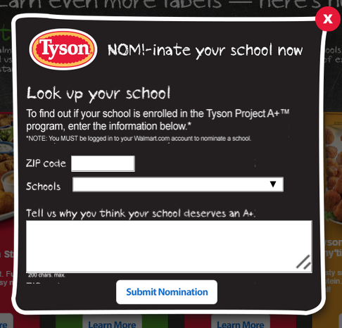 Nominate Your School 