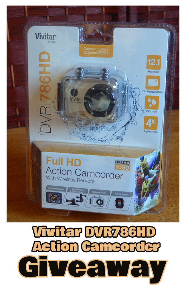 Vivitar DVR786HD Action Camcorder Giveaway