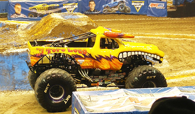 Yellow El Toro Monster Jam Truck