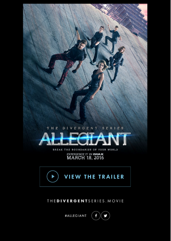 The Divergent Series Allegiant Poster