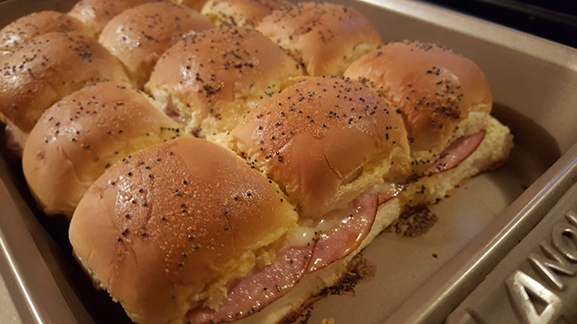 Ham and Swiss Sliders