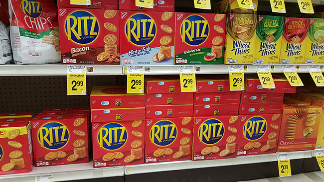Ritz crackers at Safeway