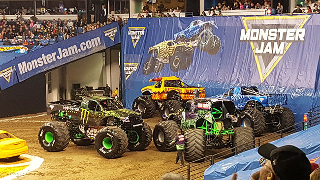 Sacramento Monster Jam Trucks 2016