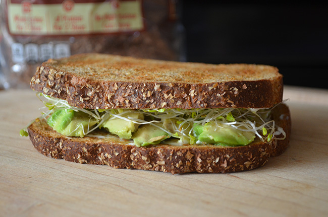 Avocado Sprout Sandwich