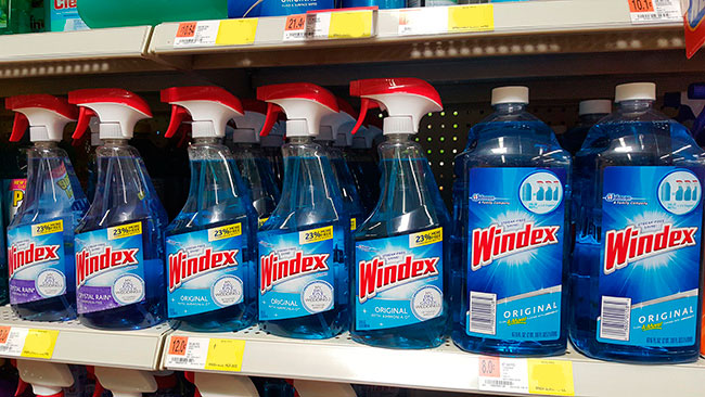 Windex products at Walmart