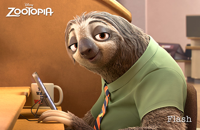 ZOOTOPIA Flash the sloth