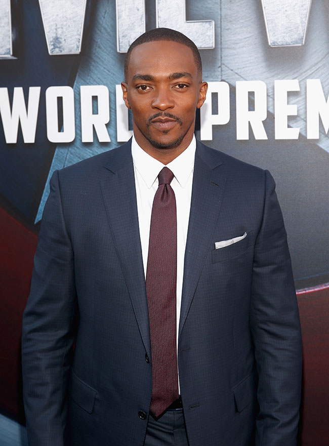 Anthony Mackie at Captain America Civil War Premiere 