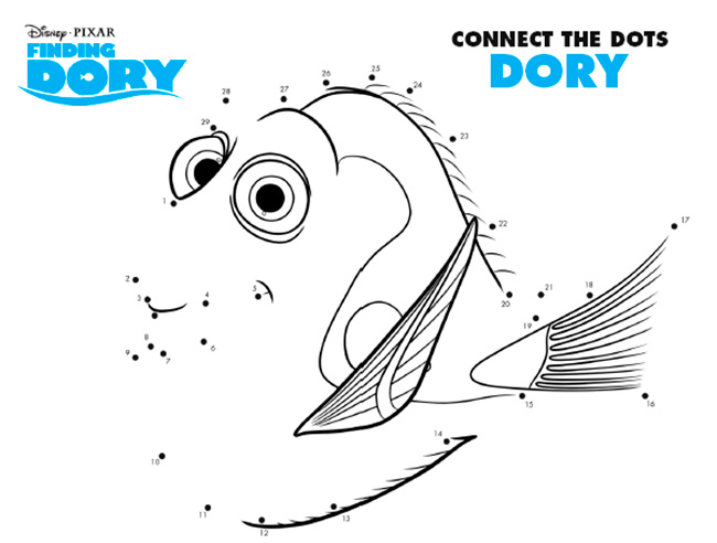 Finding Dory Connect The Dots