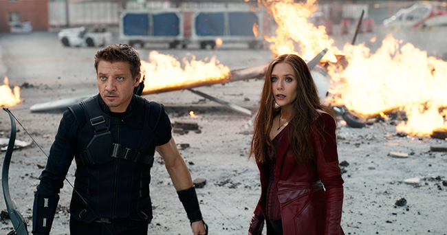 Hawkeye and Scarlet Witch - Captain America Civil War