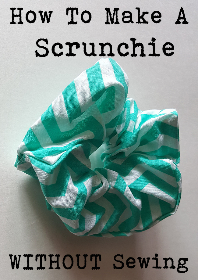 How To Make A Scrunchie Without Sewing