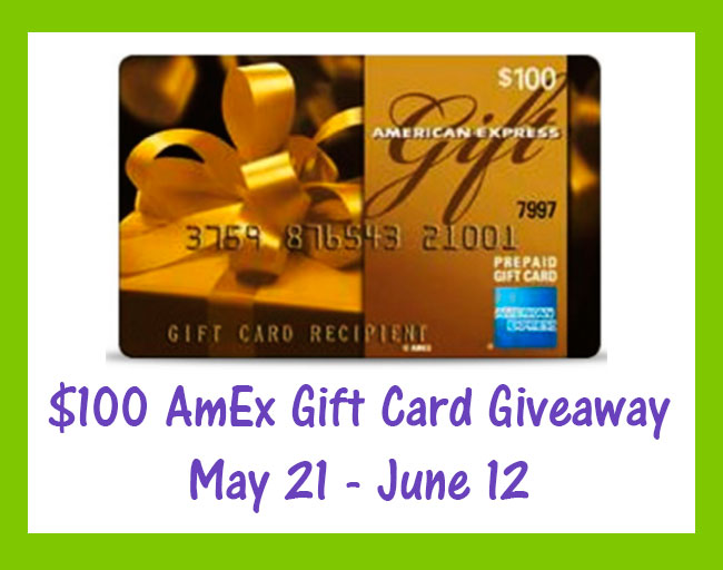 $100 AmEx Gift Card Giveaway