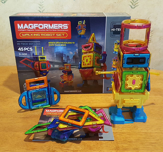 magformers walking robot set 45 pcs