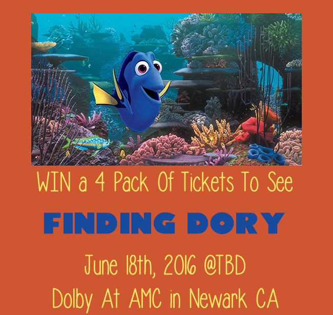 Finding Dory Ticket Giveaway