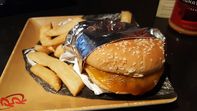 Red Robin Kid's Cheeseburger and Fries