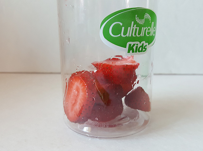 Strawberry Infused Water With Culturelle