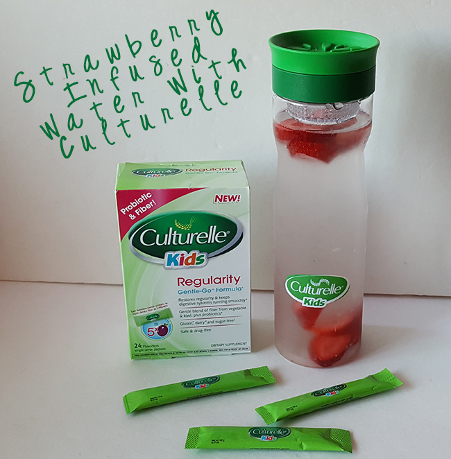 Strawberry Infused Water With Culturelle