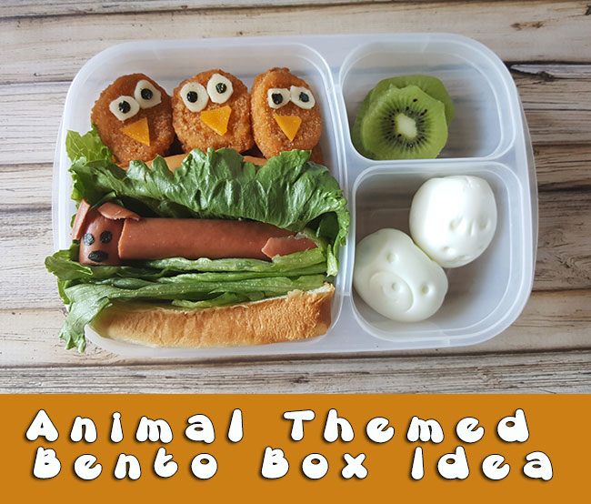 Animal Themed Bento Box Idea