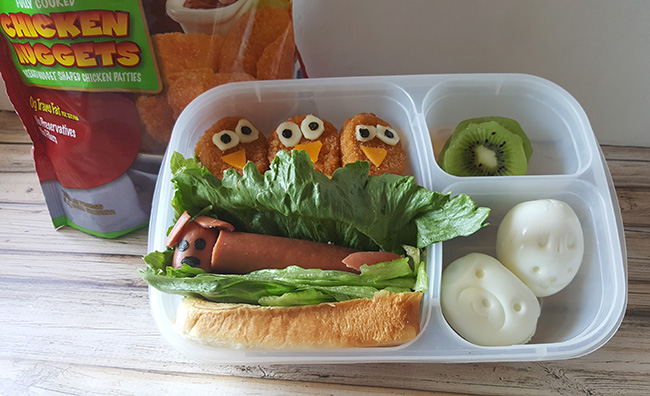 Animal Themed Bento Box Idea With Tyson Foods