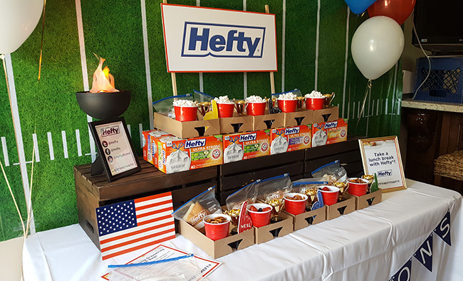 Hefty Live Event - Olympic Themed Lunch
