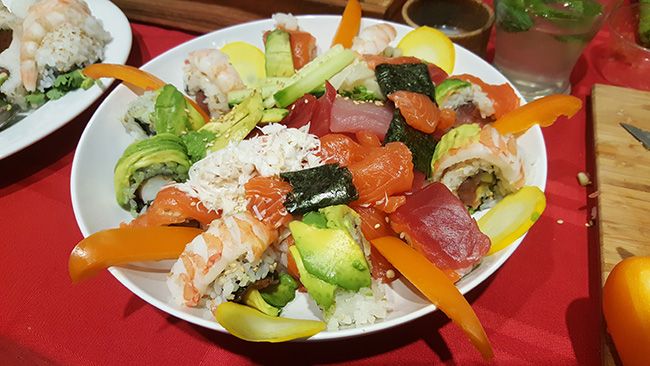 Sushi Dish Inspired By Kelvin Hiraishi