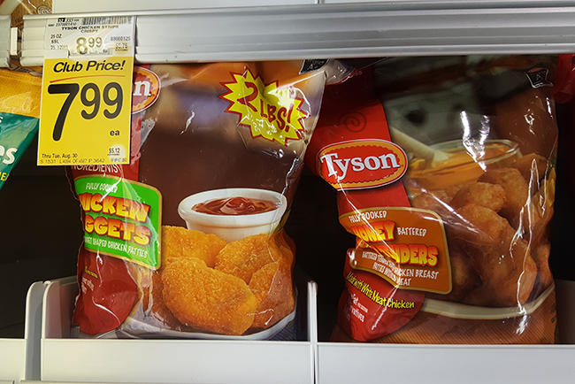 Tyson Chicken Nuggets At Safeway