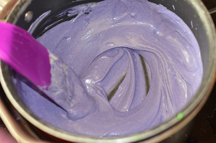 Purple Melted Chocolate