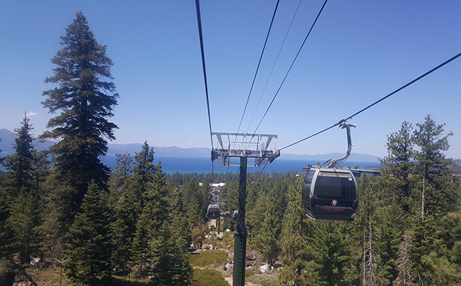 View of Lake Tahoe from Heavenly Gondola