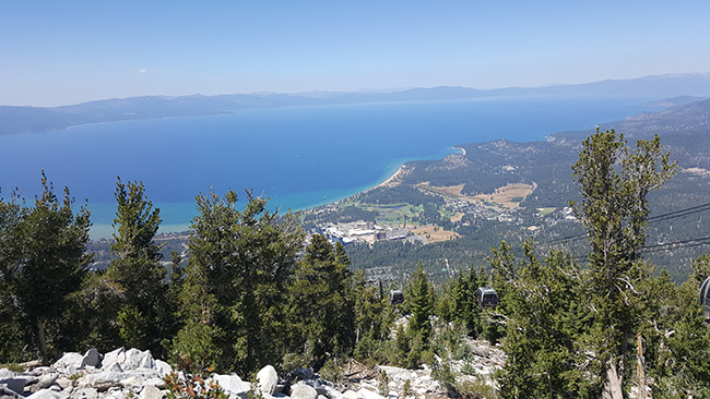 View of Lake Tahoe From Heavenly Gondola