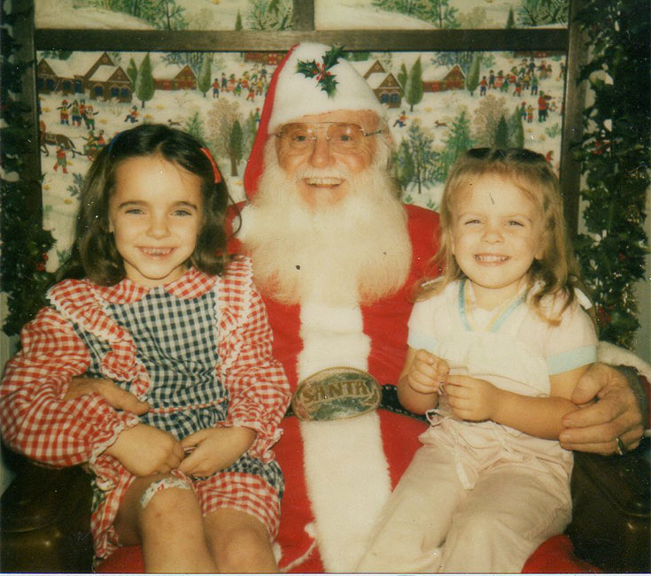 Picture with Santa 1981