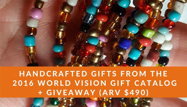Handcrafted Gifts From The 2016 World Vision Gift Catalog + Giveaway