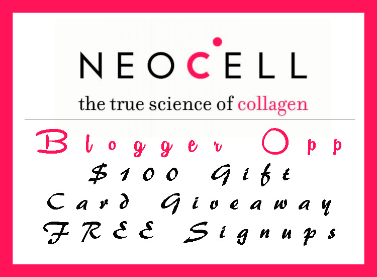 Blogger Opp - $100 NeoCell Gift Card Giveaway
